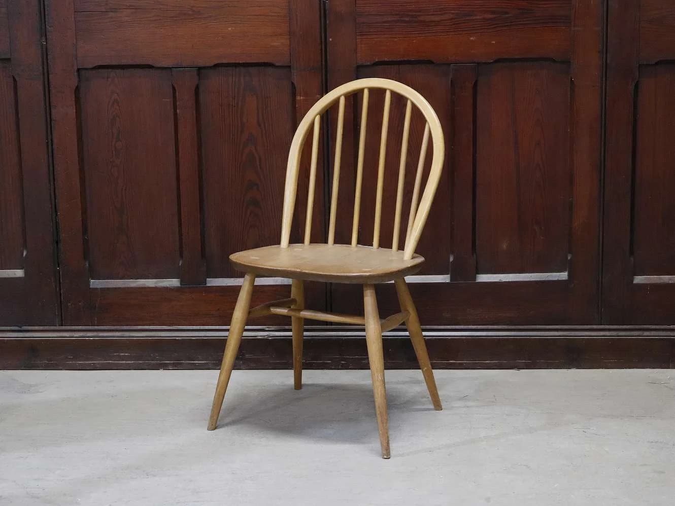 フープバックチェア｜ブナ材・エルム材・1960年代 ウィンザースタイル ERCOL（アーコール）