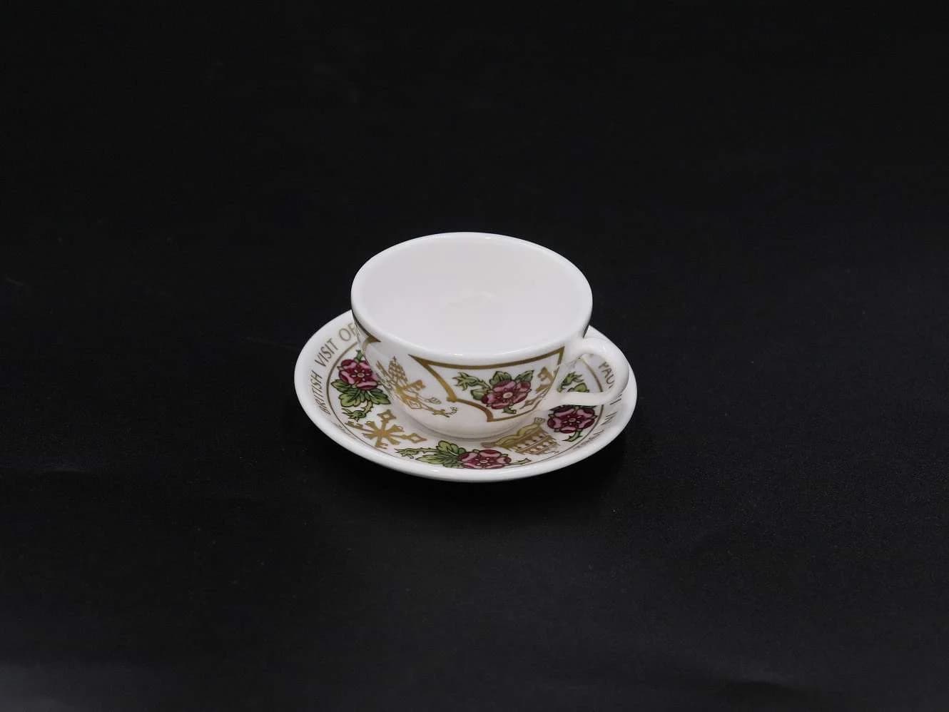 ミニカップ＆ソーサー｜ローマ教皇訪英記念 Spode（スポード）