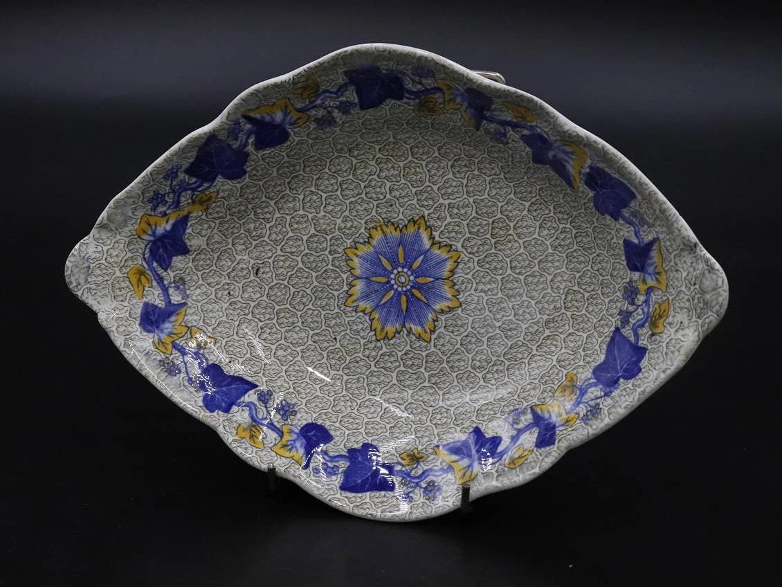 プレート｜1815年頃 ブルーのアイビー Spode（スポード）