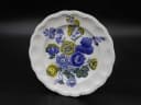 プレート｜1964年 ブルーとイエローの花 Spode（スポード）