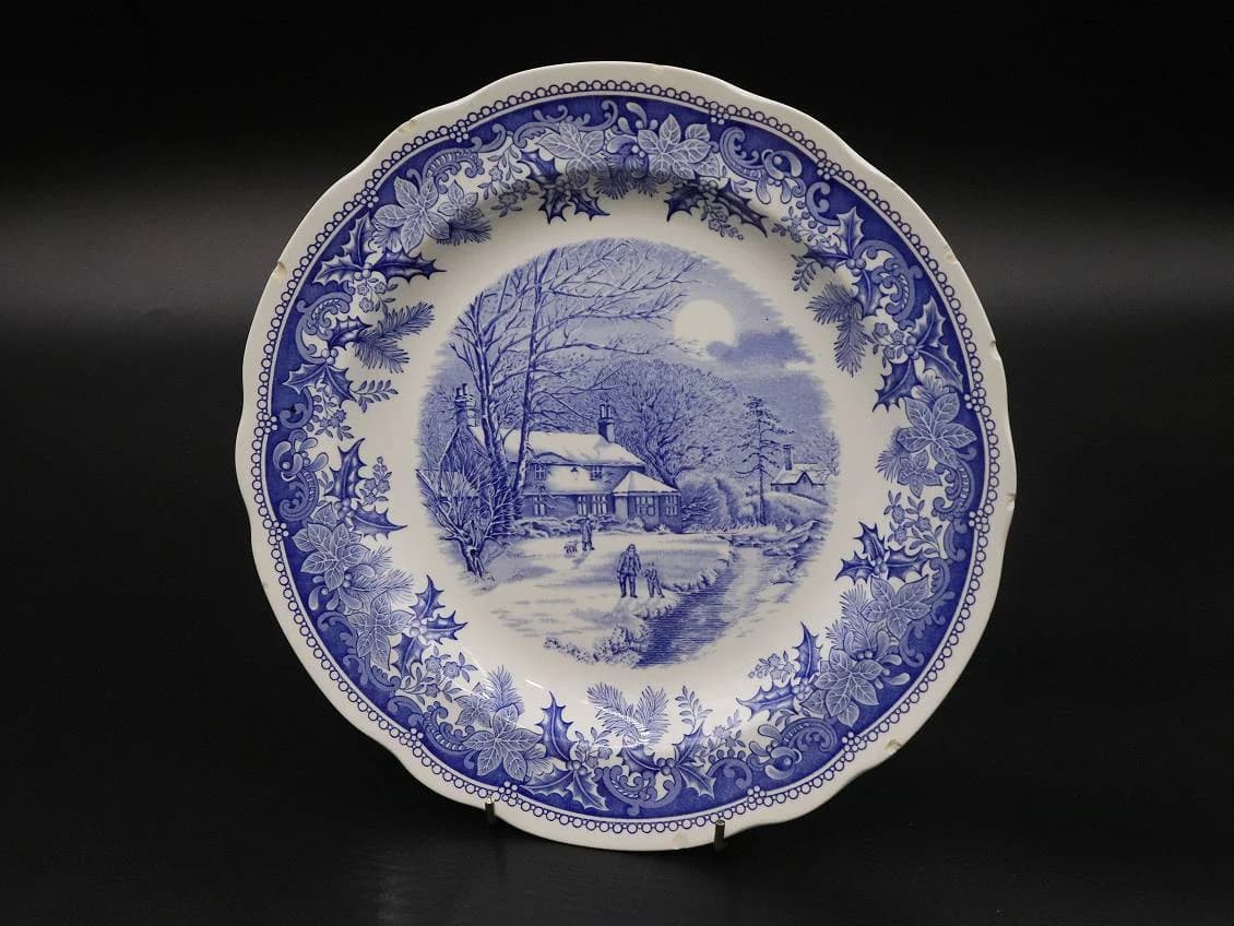 プレート｜ウィンターズイヴ 雪の月夜 Spode（スポード）