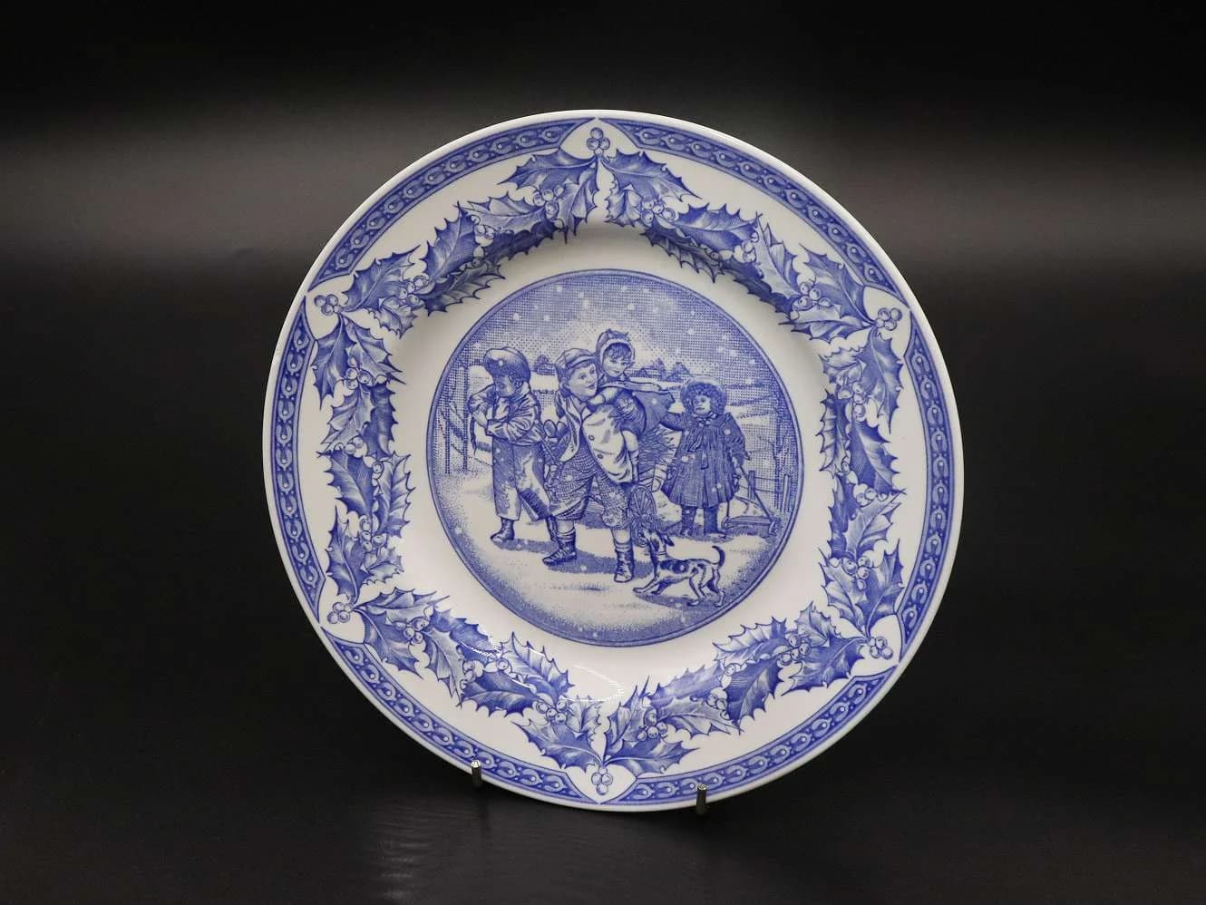 プレート｜ヴィクトリアンチルドレン 薪拾い Spode（スポード）
