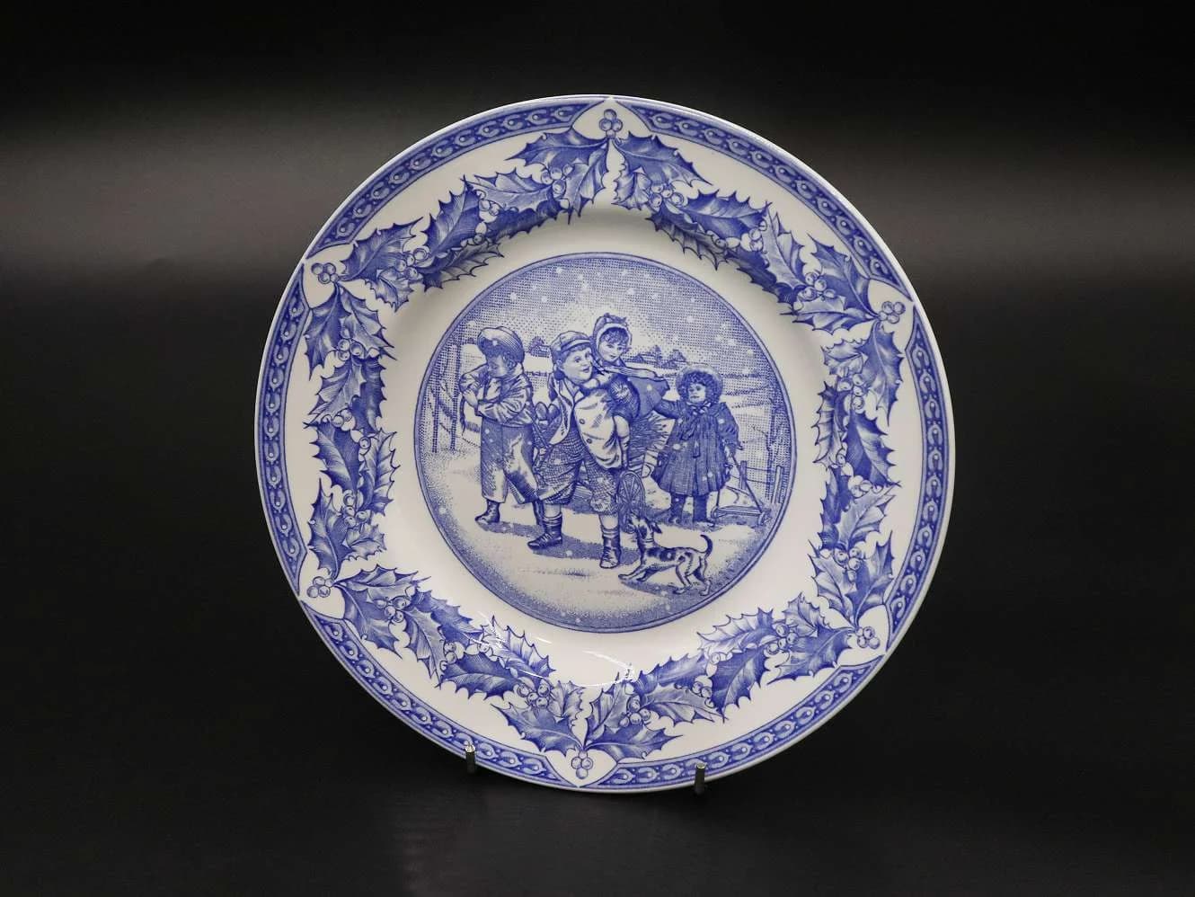 プレート｜ヴィクトリアンチルドレン 薪拾い Spode（スポード）