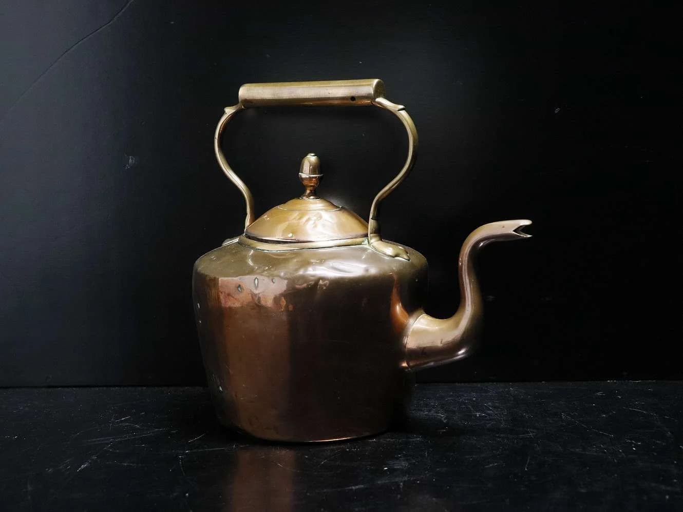 コッパーケトル|銅・1920年代 大きめの30cm