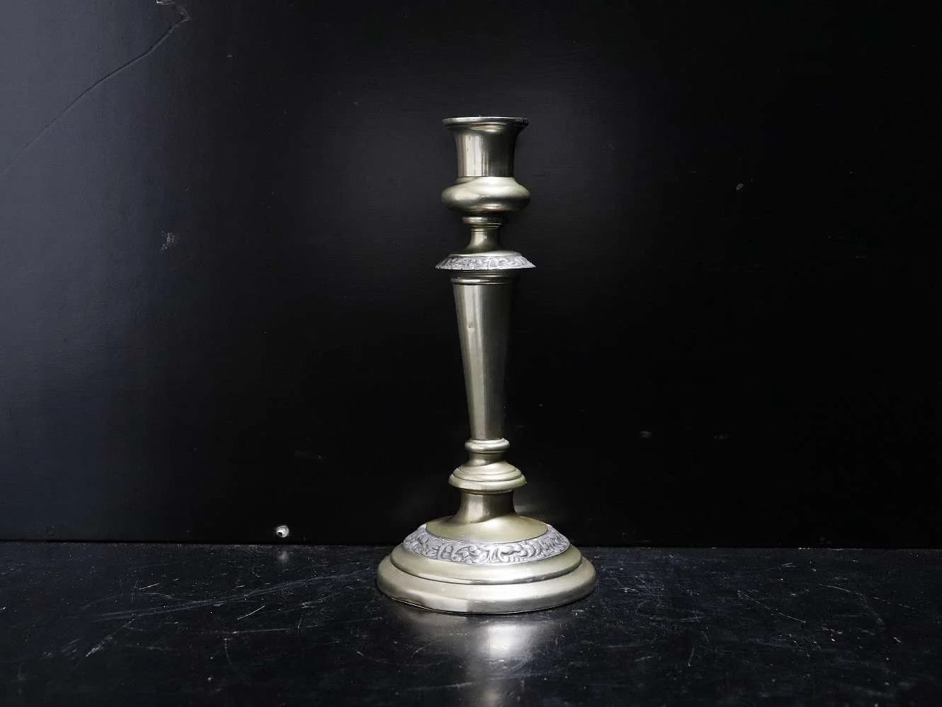 キャンドルスタンド|1920年代 段を重ねた円柱形 31cm