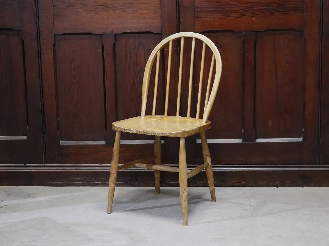 フープバックチェア｜ブナ材・エルム材・1960年代 ウィンザーキッチンチェア ERCOL（アーコール）