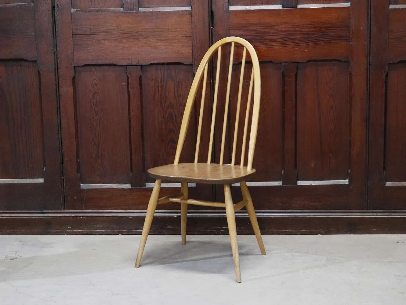 クエーカーチェア|ビーチ・エルム材・1960年代 スポークバック ERCOL(アーコール)