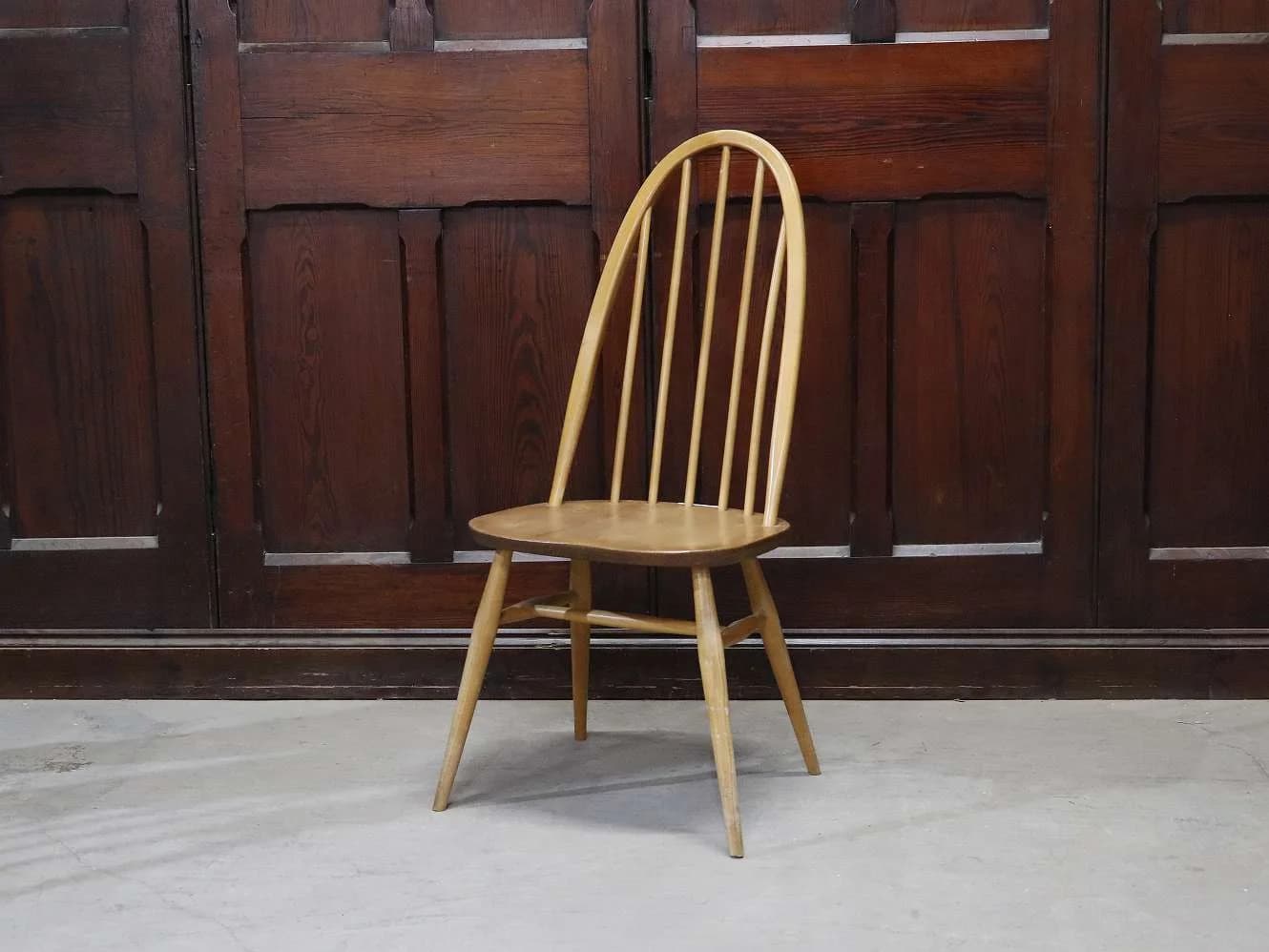 クエーカーチェア|ビーチ・エルム材・1960年代 スポークバック ERCOL(アーコール)