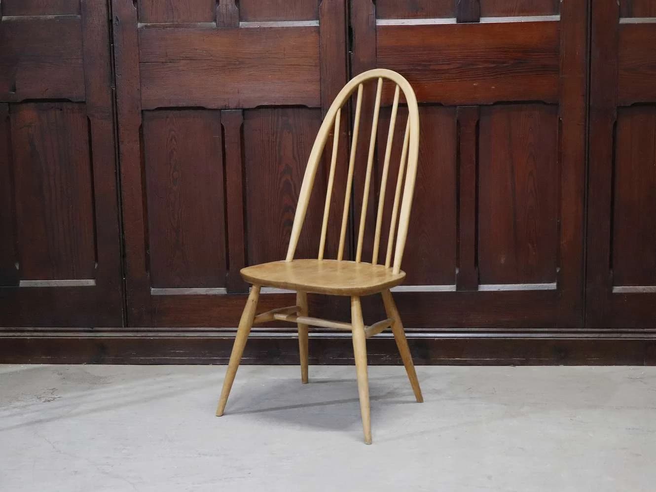 クエーカーチェア｜ビーチ・エルム材・1960年代 スポークバック ERCOL（アーコール）
