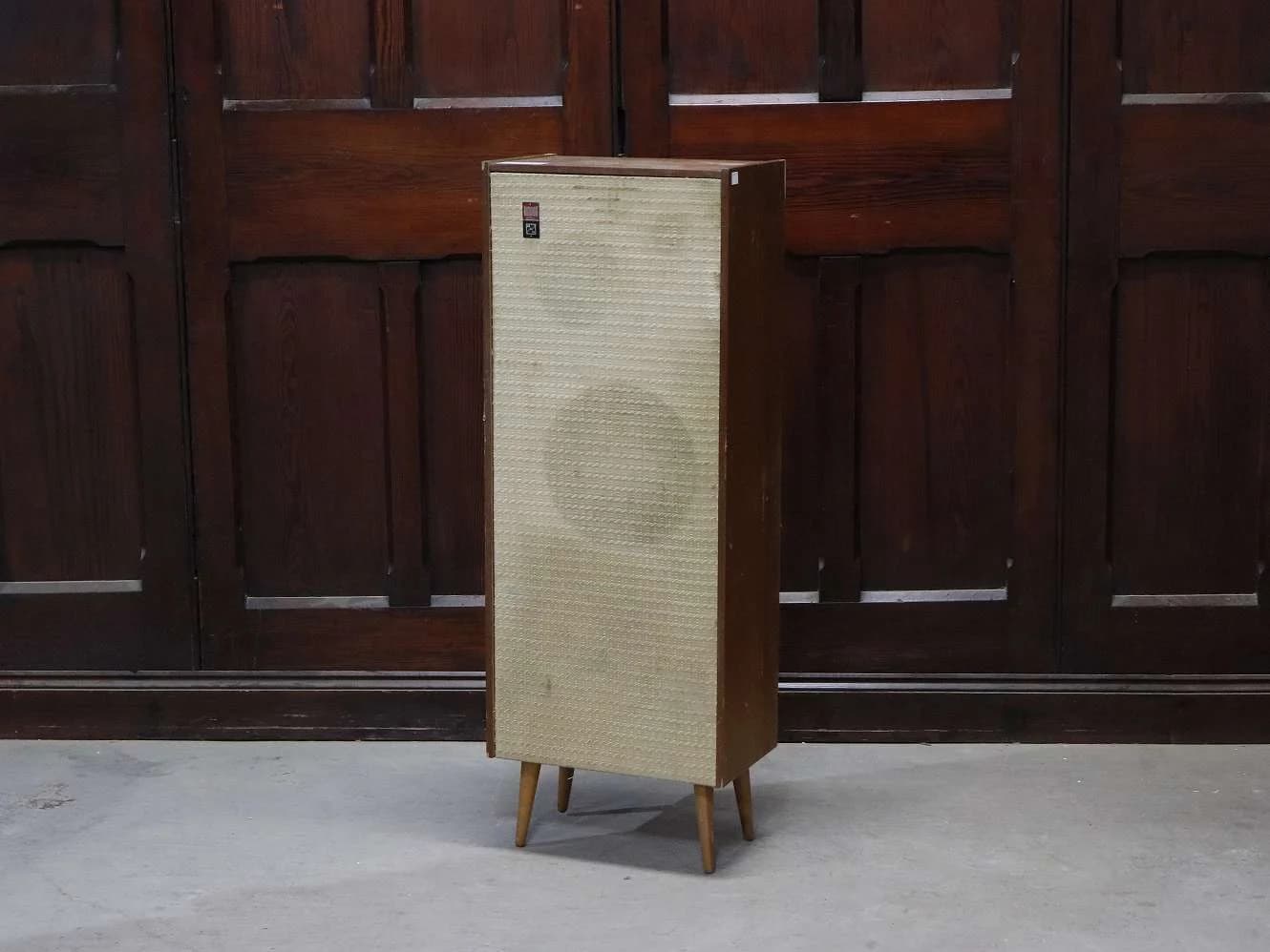 スピーカー｜1930年代 4本脚の縦型キャビネット 高さ101.5cm
