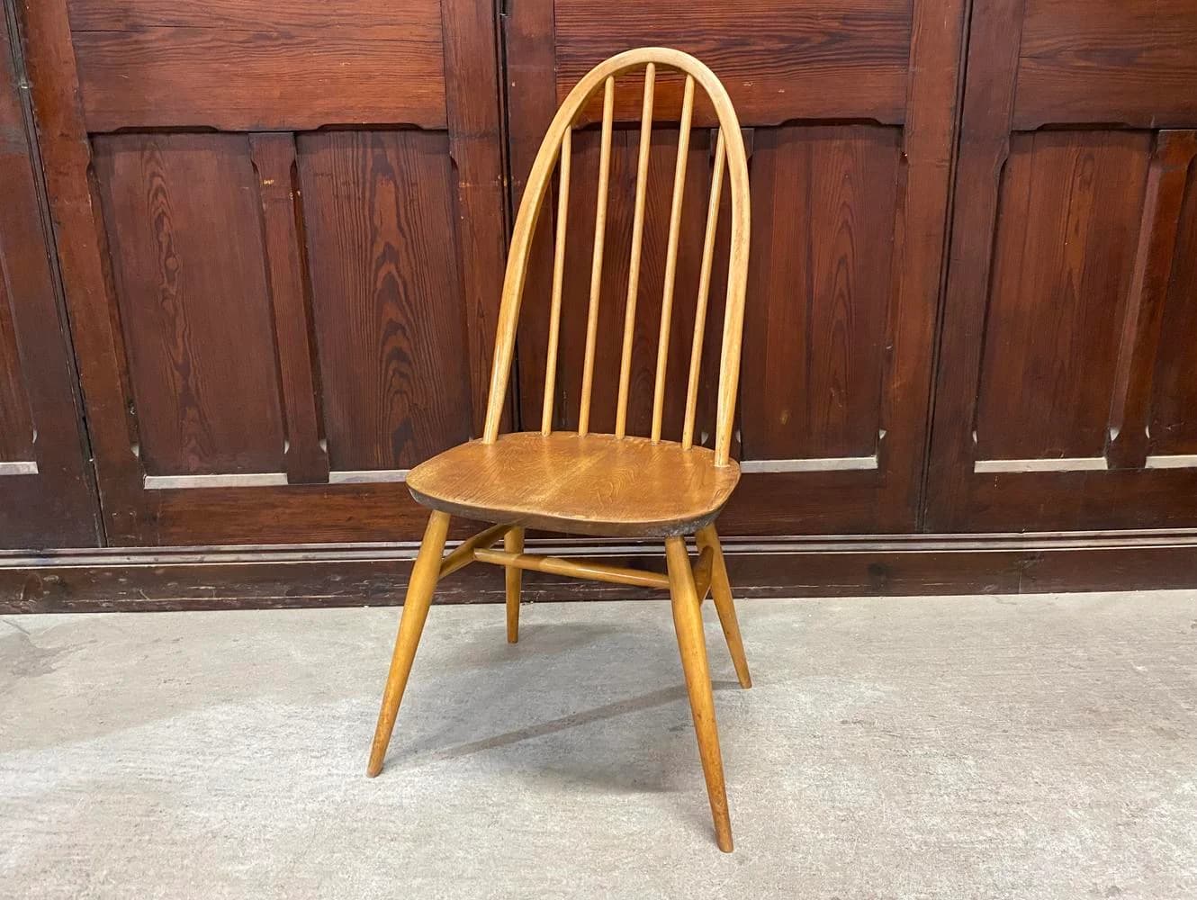 クエーカーチェア|ビーチ・エルム材・1960年代 スポークバック ERCOL(アーコール)