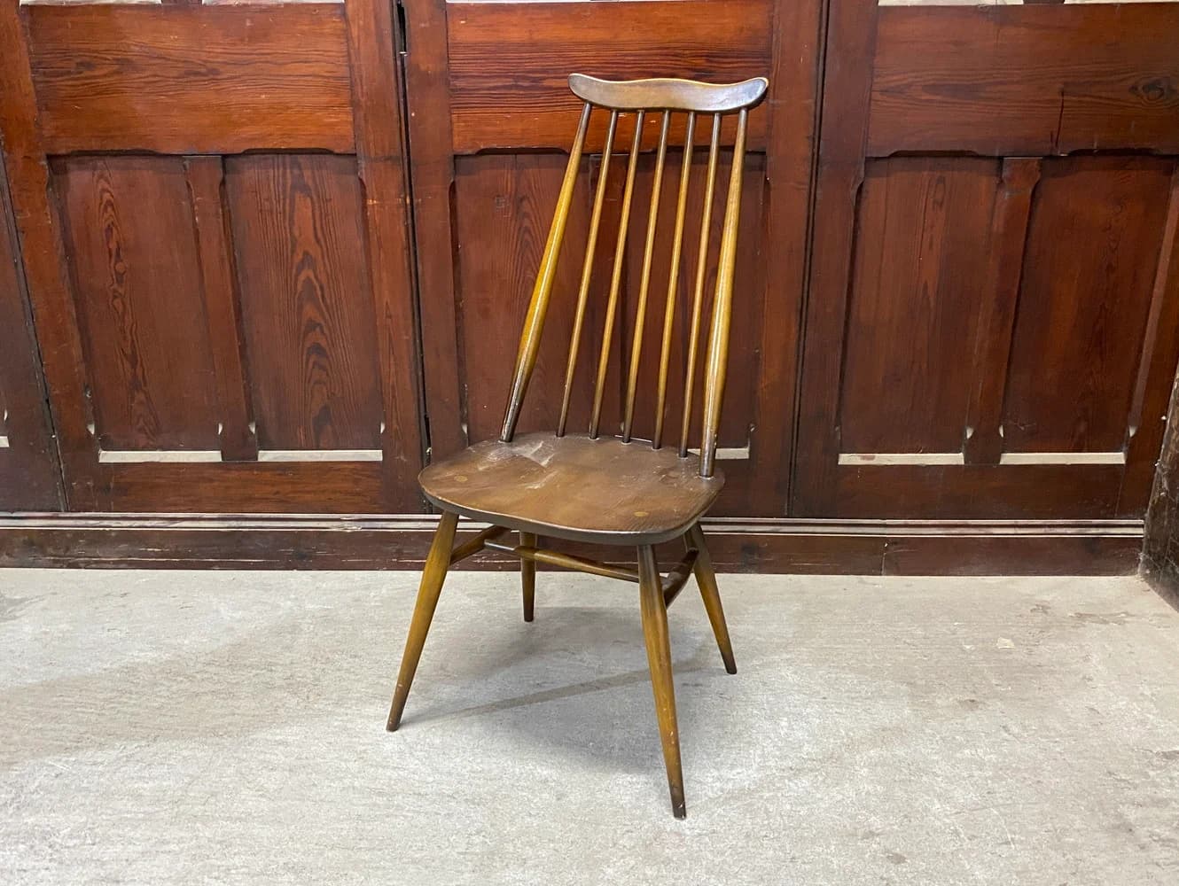 ゴールドスミス チェア|ブナ・エルム材・1960年代 濃色仕上げ ERCOL(アーコール)