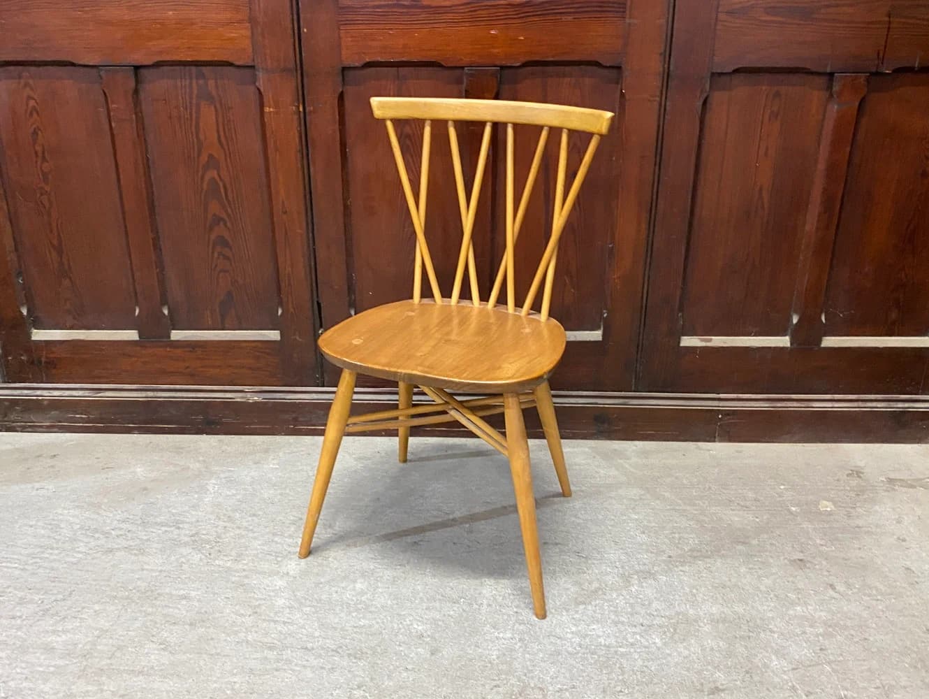 エックスバックチェア|ビーチ・エルム材・1960年代 ERCOL(アーコール)