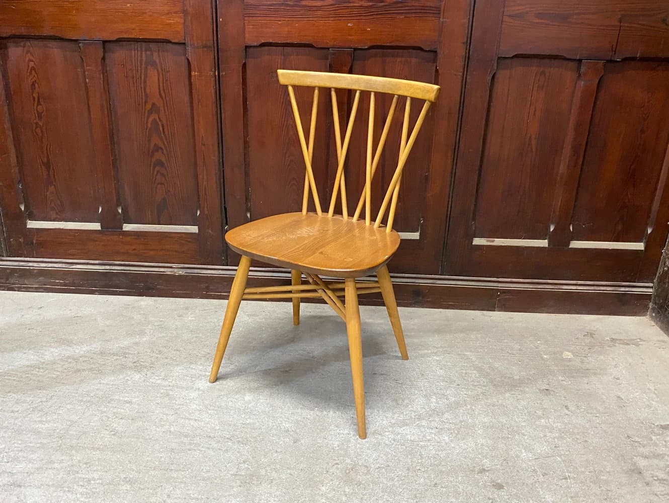 エックスバックチェア｜ビーチ・エルム材・1960年代 ERCOL（アーコール）