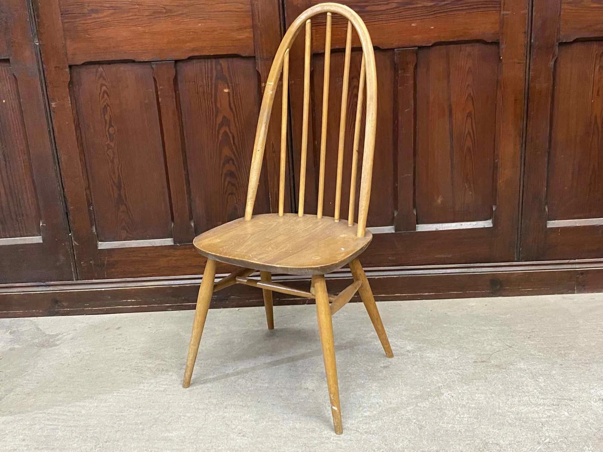 クエーカーチェア｜ビーチ材・エルム材・1960年代 スポークバックの名作椅子 ERCOL（アーコール）