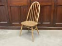 クエーカーチェア｜ビーチ材・エルム材・1960年代 幅広座面のダイニングチェア ERCOL（アーコール）