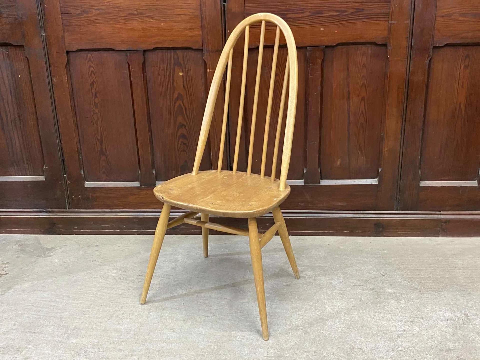 クエーカーチェア|ビーチ・エルム材・1960年代 スポークバック ERCOL(アーコール)