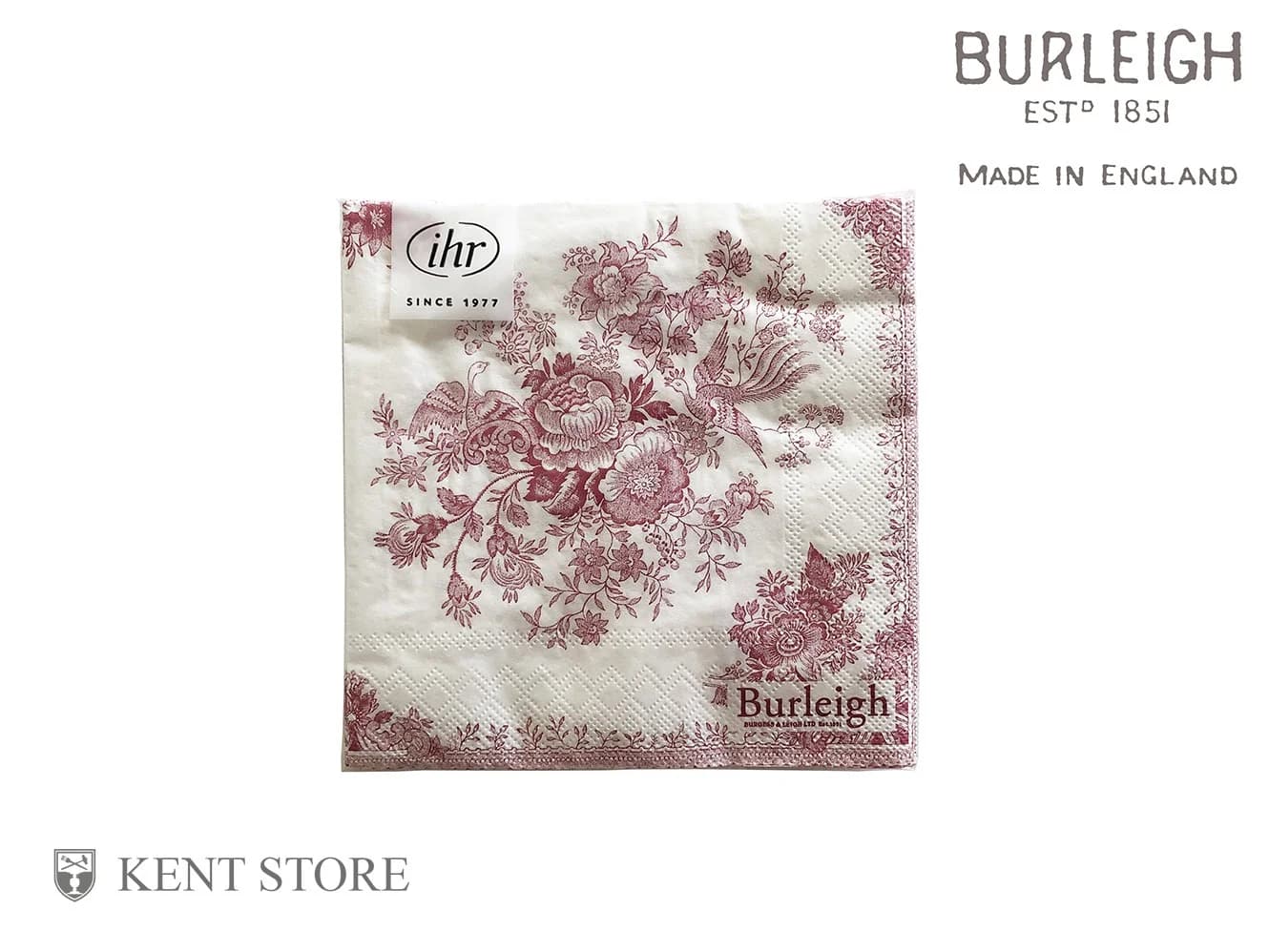 ペーパーナプキン｜ピンクアジアティックフェザンツ BURLEIGH（バーレイ）