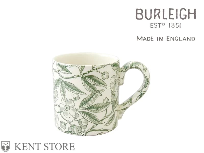 マグカップ|ブリティッシュグリーンのプルナス BURLEIGH(バーレイ)