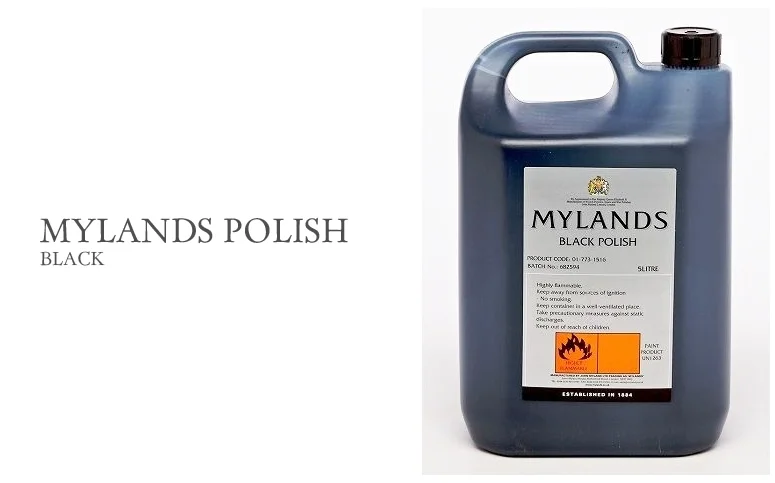 マイランズ ブラック 5L｜ポリッシュ 英国製 木部用 仕上げ剤