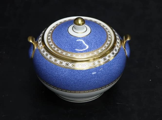 シュガーボックス|ユーランダーパウダーブルー Wedgwood(ウェッジウッド)