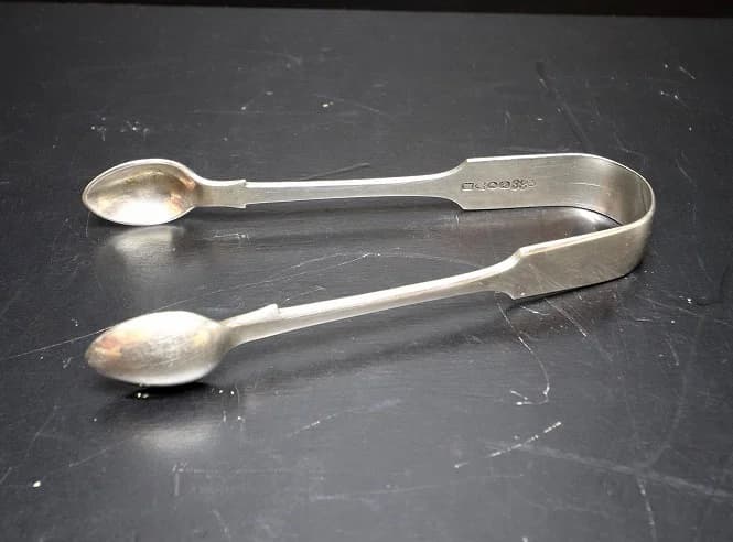 シュガートング|洋白EPNS・1960年代 シンプルな14cm