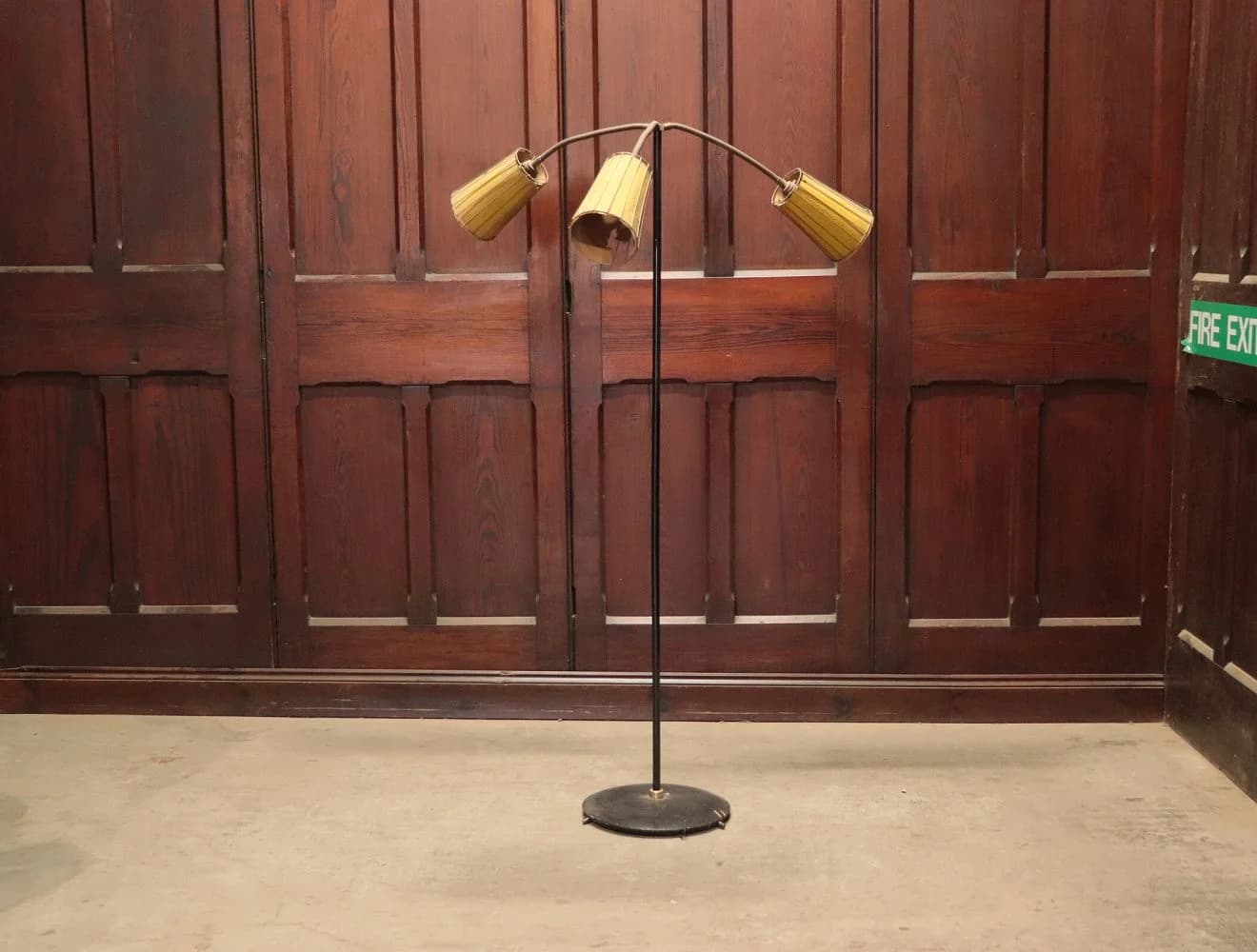 フロアスタンド|1960年代 二灯のアーチ型 高さ140cm