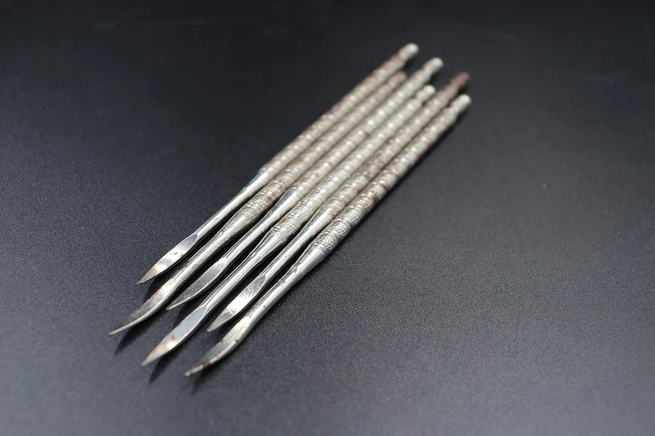 クラブフォーク|レリーフ入り 11.5cm 6本セット
