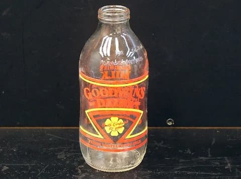 ミルクボトル|1970年代 GOODWIN’S DAIRY 19cm