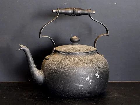 ケトル|1930年代 重厚な黒の29cm