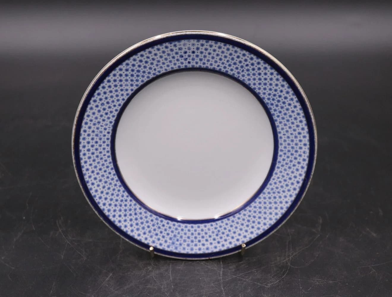 プレート|ロイヤルブルーと金縁 20cm Spode(スポード)