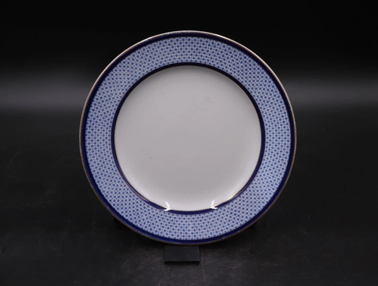 プレート|ロイヤルブルーと金縁 26.5cm Spode(スポード)