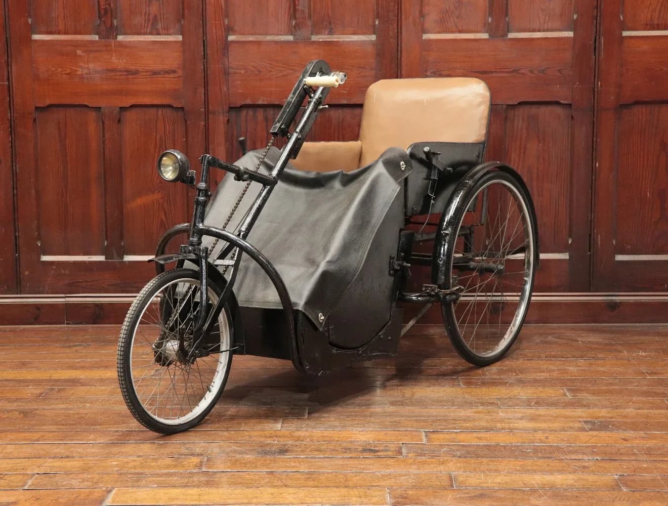 自転車|スチール・1930年代 手動式の三輪自転車 全長186cm