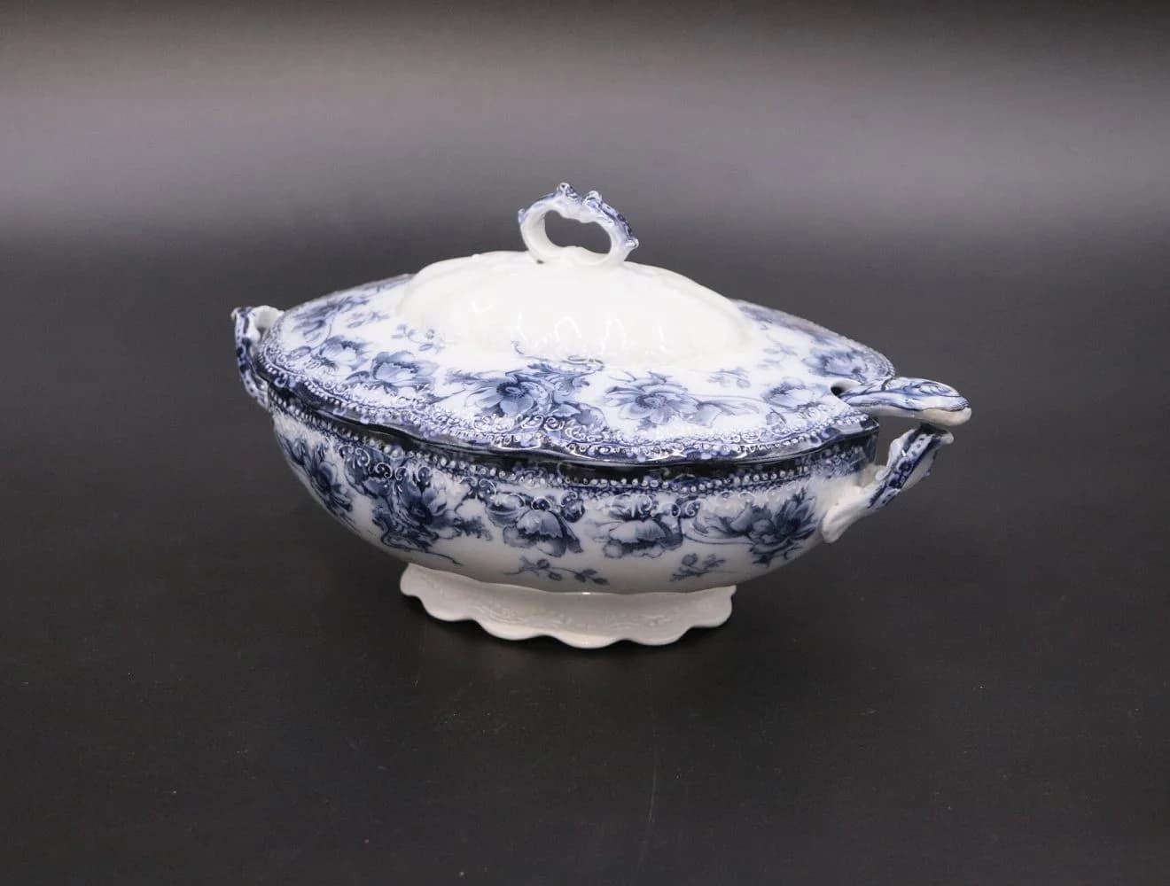 スープチューリン|1888年 シビルのブルー&ホワイト 24cm